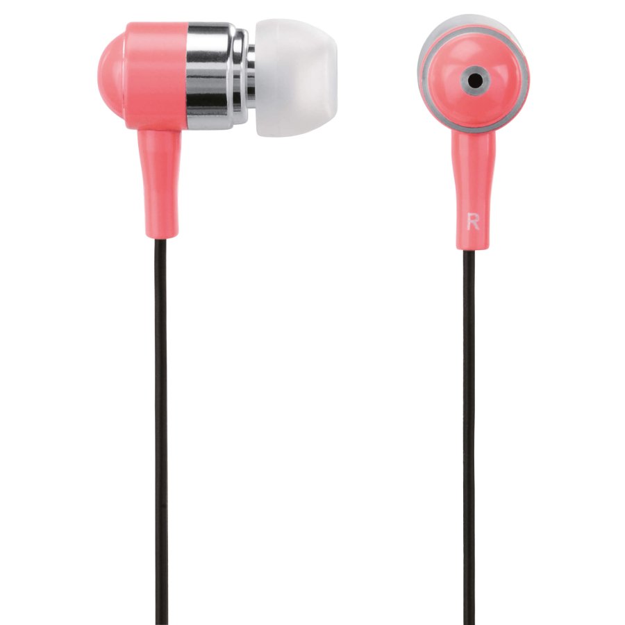 HAMA Hovedtelefon In-Ear Shiny Slv Rosa Mic #1