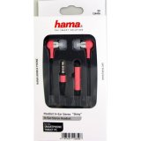 HAMA Hovedtelefon In-Ear Shiny Slv Rosa Mic #2