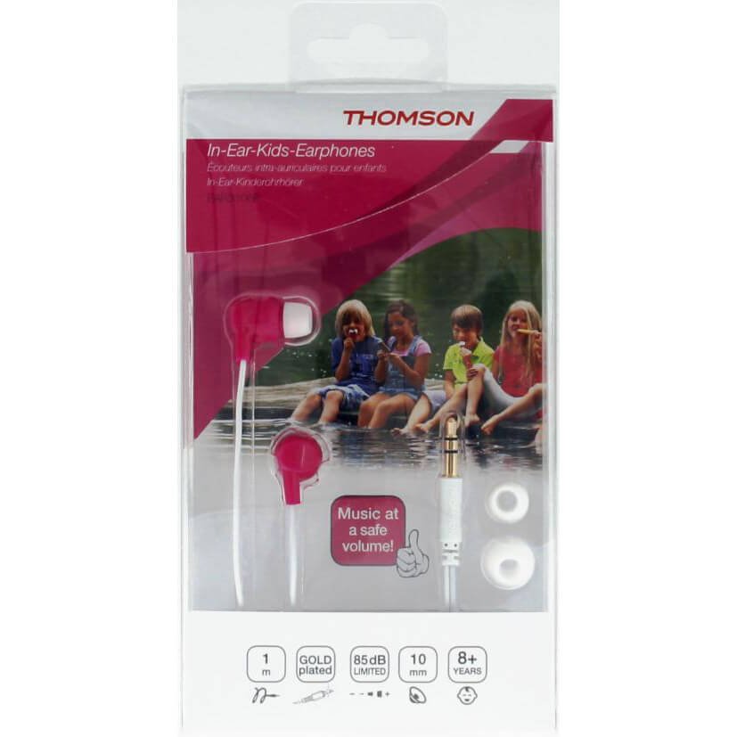 THOMSON Hovedtelefon In-Ear EAR3106BL Volumespr 85dB Rosa #2