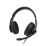 HAMA Headset PC Office Stereo Over-Ear HS-USB300 V2 Black #1