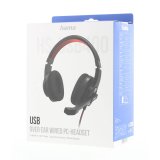 HAMA Headset PC Office Stereo Over-Ear HS-USB400 V2 Black #2