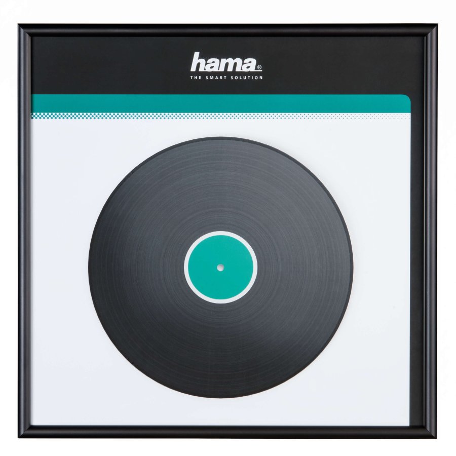 HAMA Ramme til LP-Cover 31.5x31.5cm Aluminium Sort #1