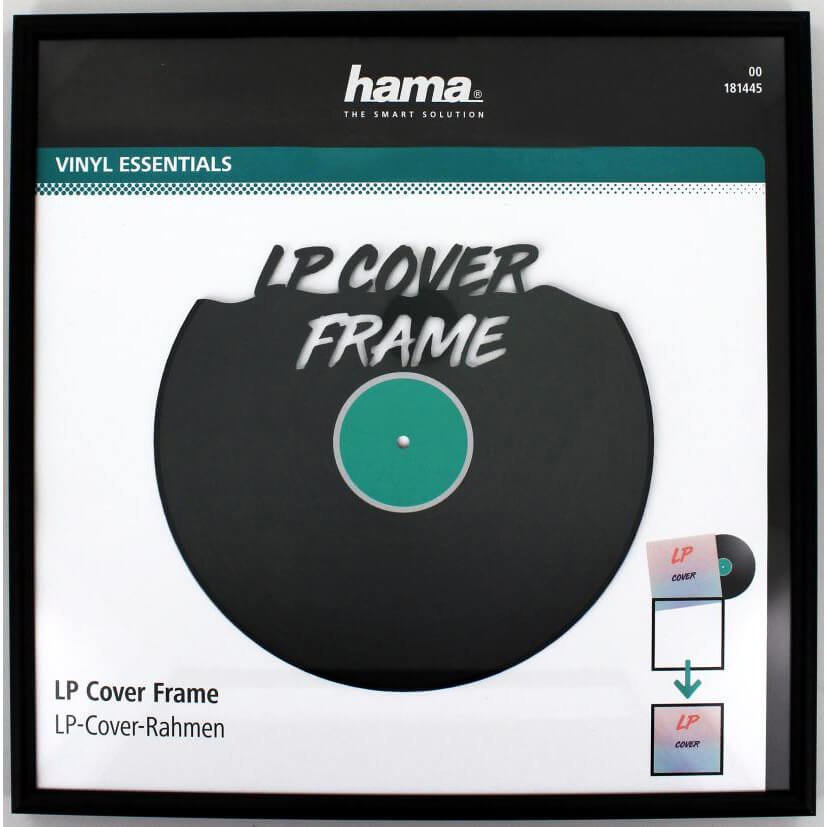 HAMA Ramme til LP-Cover 31.5x31.5cm Aluminium Sort #2