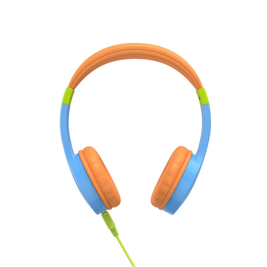 HAMA Headphone Teens Guard On-Ear Wired 85dB Blue #1