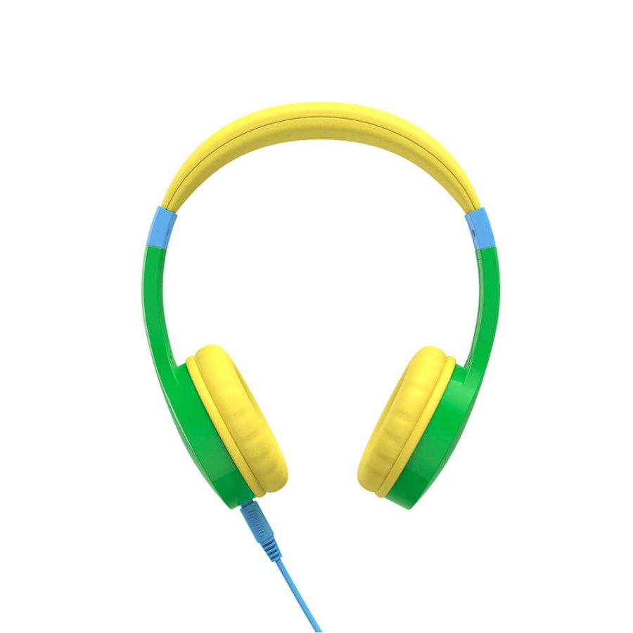 HAMA Headphone Teens Guard On-Ear Wired 85dB Green #1