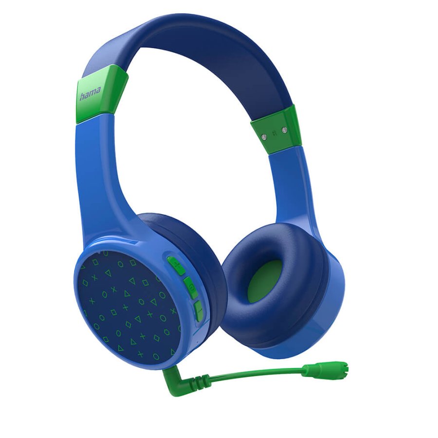 HAMA Headphone Teens Guard On-Ear Wireless 85dB Blue #1