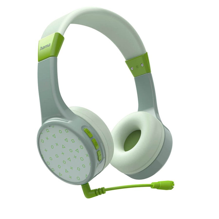 HAMA Headphone Teens Guard On-Ear Wireless 85dB Green #1