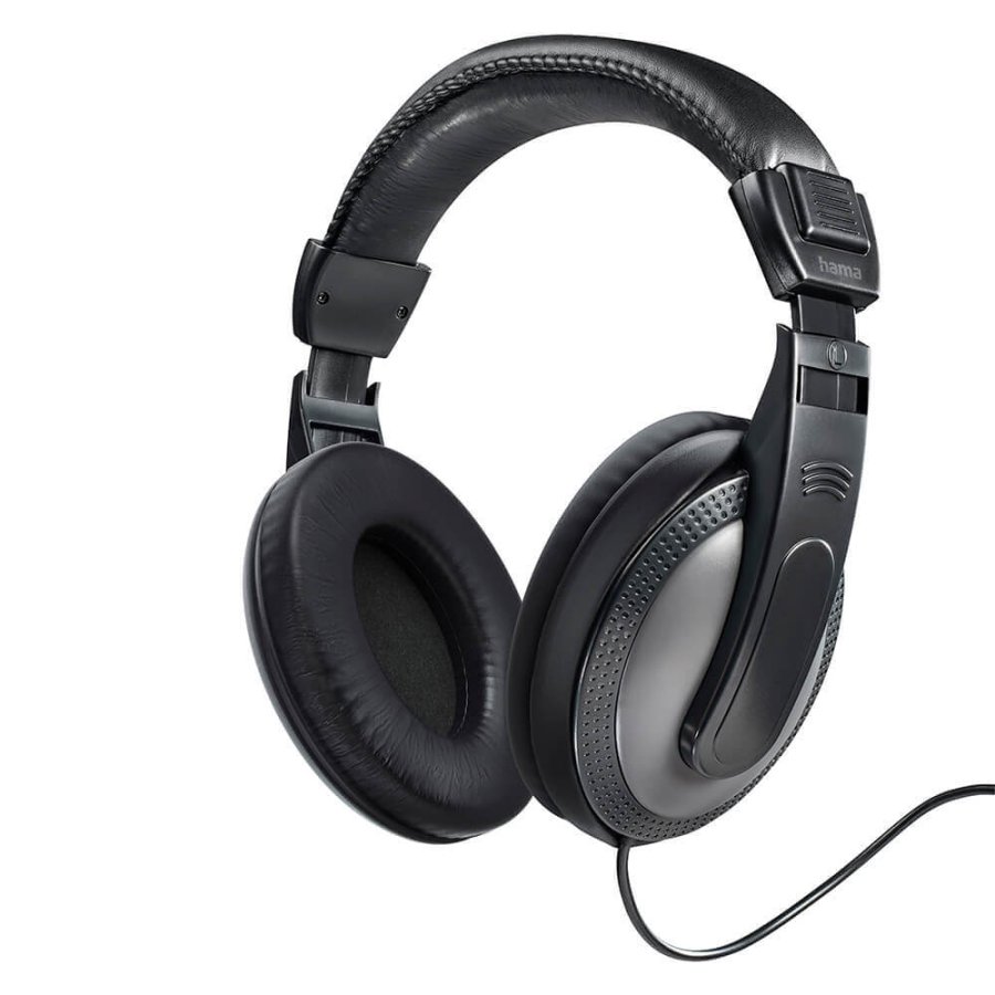 HAMA Headphone Over-Ear Wired Shell Black #1