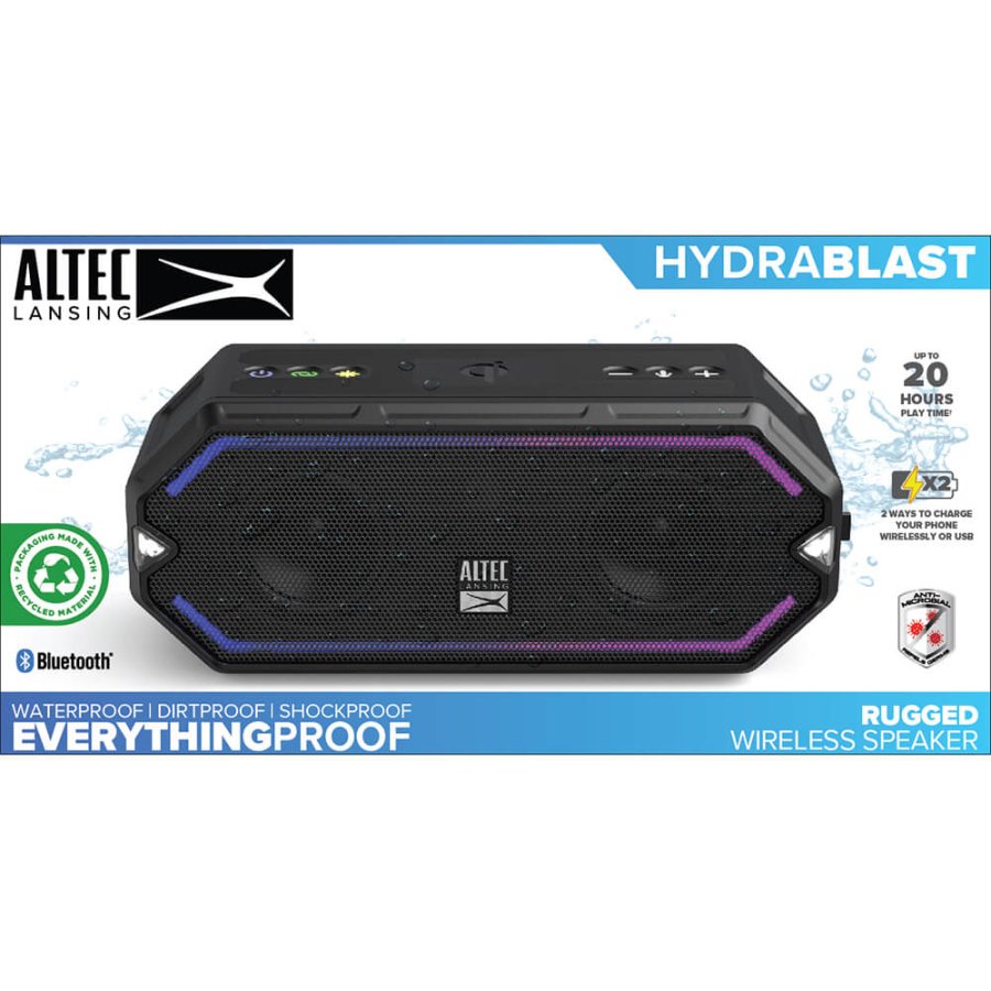 ALTEC LANSING Speaker IMV1300 HydraBlast RGB Waterproof Black #2