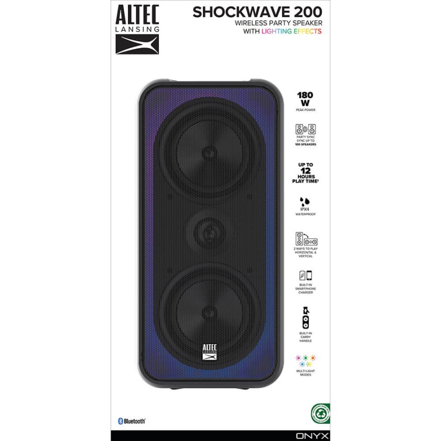 ALTEC LANSING Speaker IMT7100 ShockWave200 RGB IPX4 Black #2