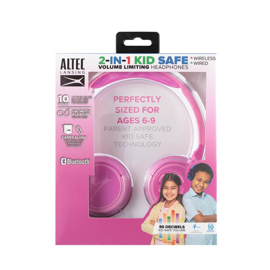 ALTEC LANSING Kids Headphone Wireless 2in1 On-EarPink #2