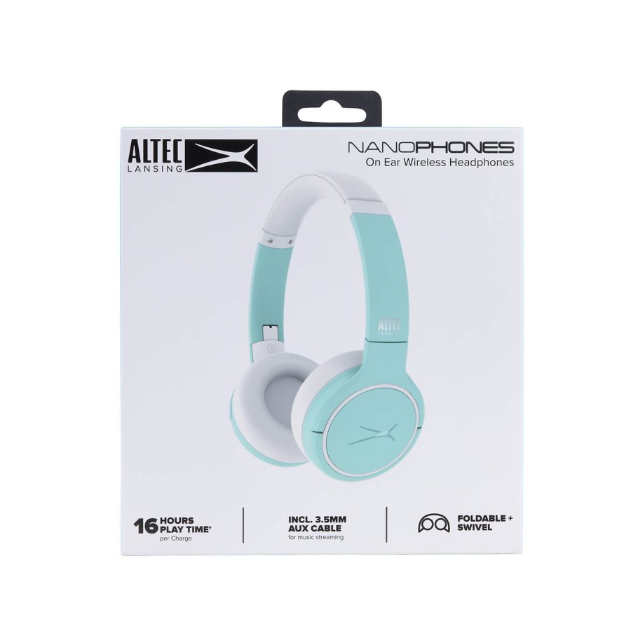 ALTEC LANSING 2in1 Headphone NanoPhone Wireless On-Ear Green #2