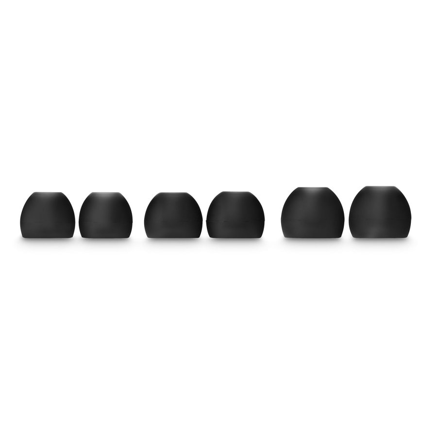 HAMA Replacement Ear Pads Silicone 6-pack Black #1