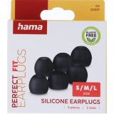 HAMA Replacement Ear Pads Silicone 6-pack Black #2