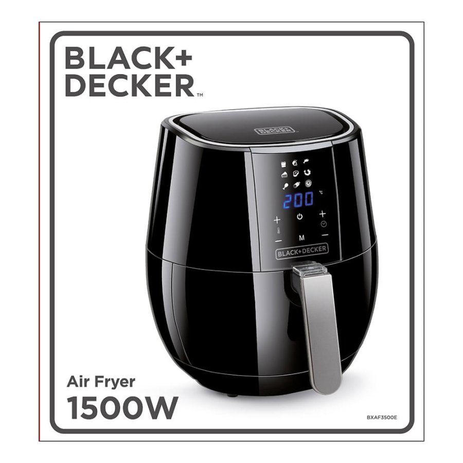 BLACK+DECKER Airfryer Digital Control 3,5L Black #2
