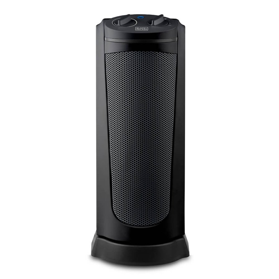 BLACK+DECKER Ceramic Fan Heater Tower 2000W Black #1