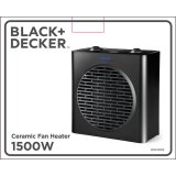 BLACK+DECKER Ceramic Fan Heater 1500W Black #2