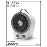 BLACK+DECKER Fan Heater 2IN1 White #2