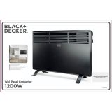 BLACK+DECKER Wall Panel Heater 1200W Black #2