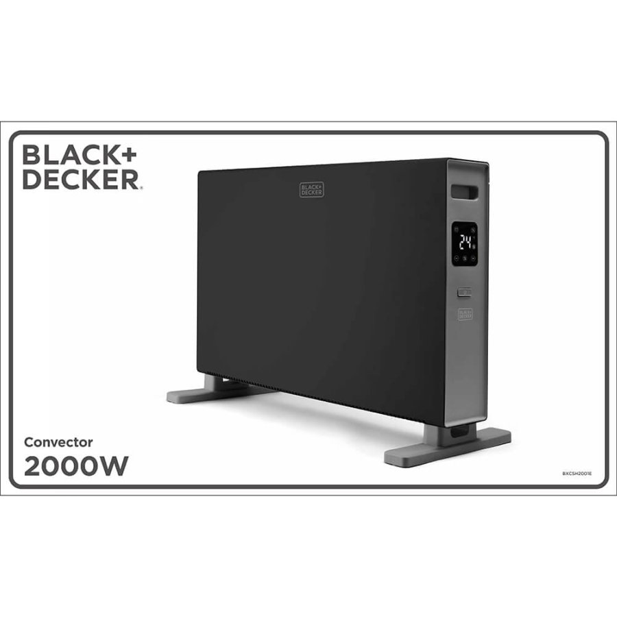 BLACK+DECKER Convector Heater 2000W Digital Black #2
