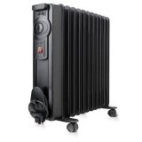 BLACK+DECKER Oil Heater 2000W Black #1
