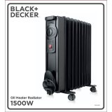 BLACK+DECKER Oil Heater 1500W Black #2