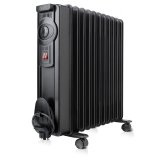 BLACK+DECKER Oil Heater 2300W Black #1
