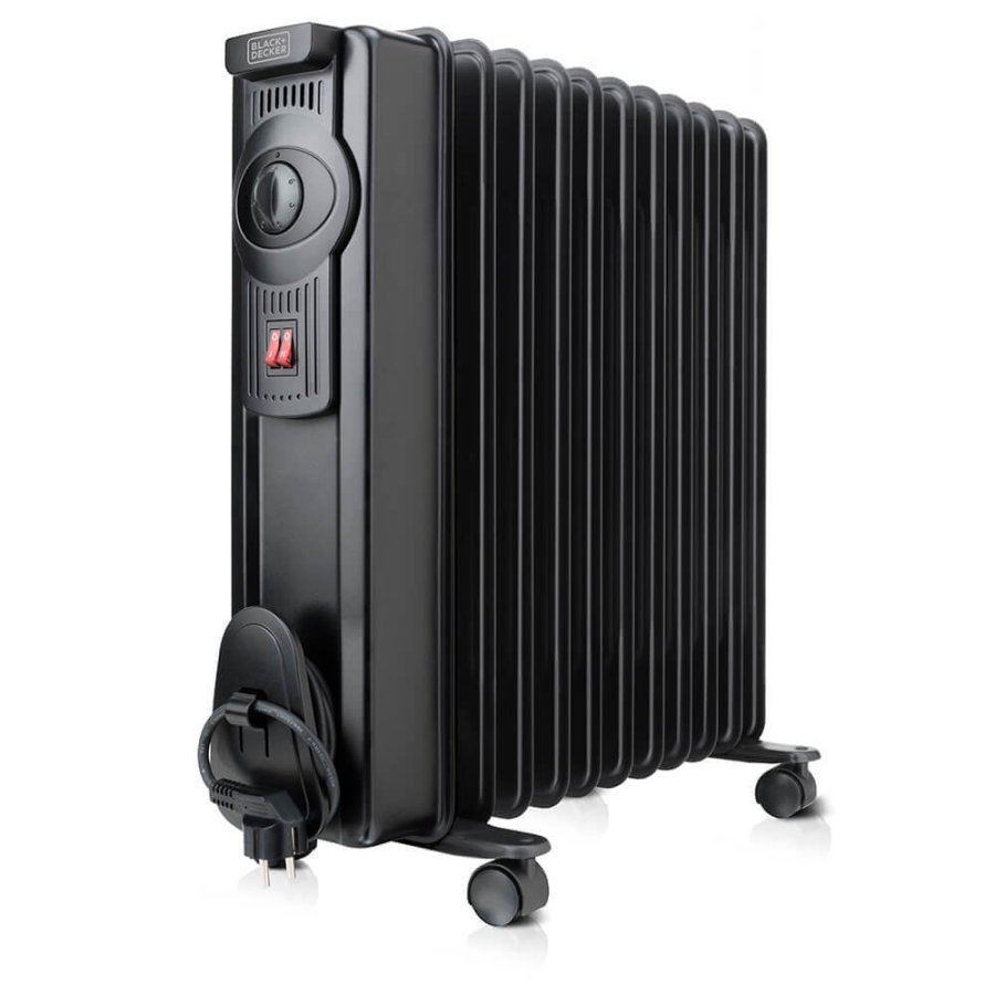BLACK+DECKER Oil Heater 2300W Black #1