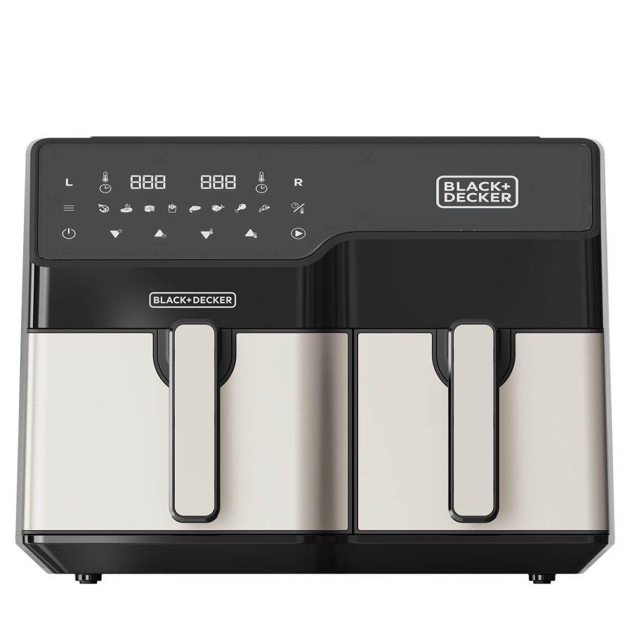 BLACK+DECKER Air Fryer Dual Basket 2500W #1