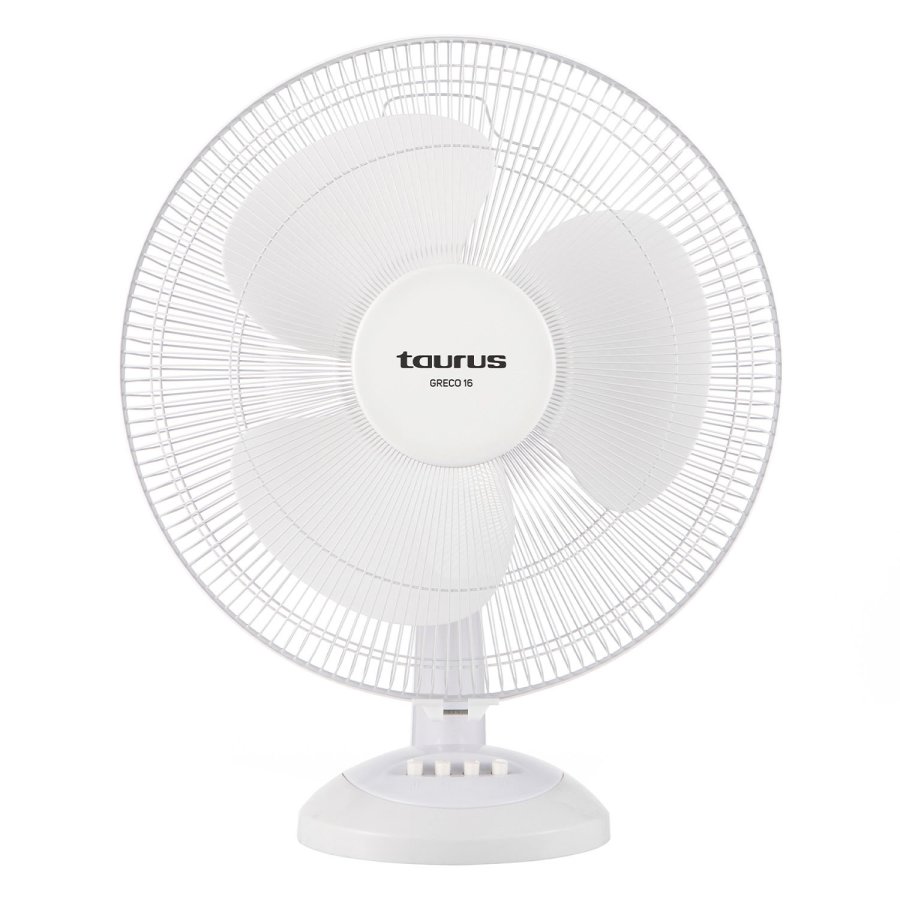 TAURUS Desk Fan 40cm Greco 16 White #1
