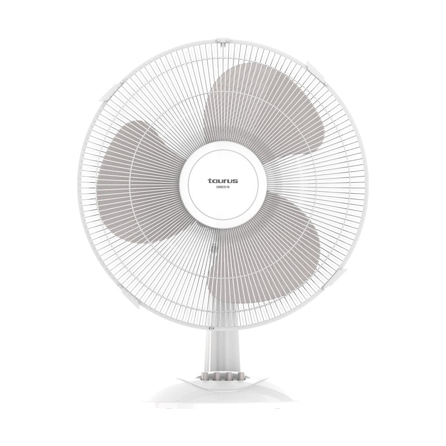 TAURUS Desk Fan 40cm Greco 16 White #1