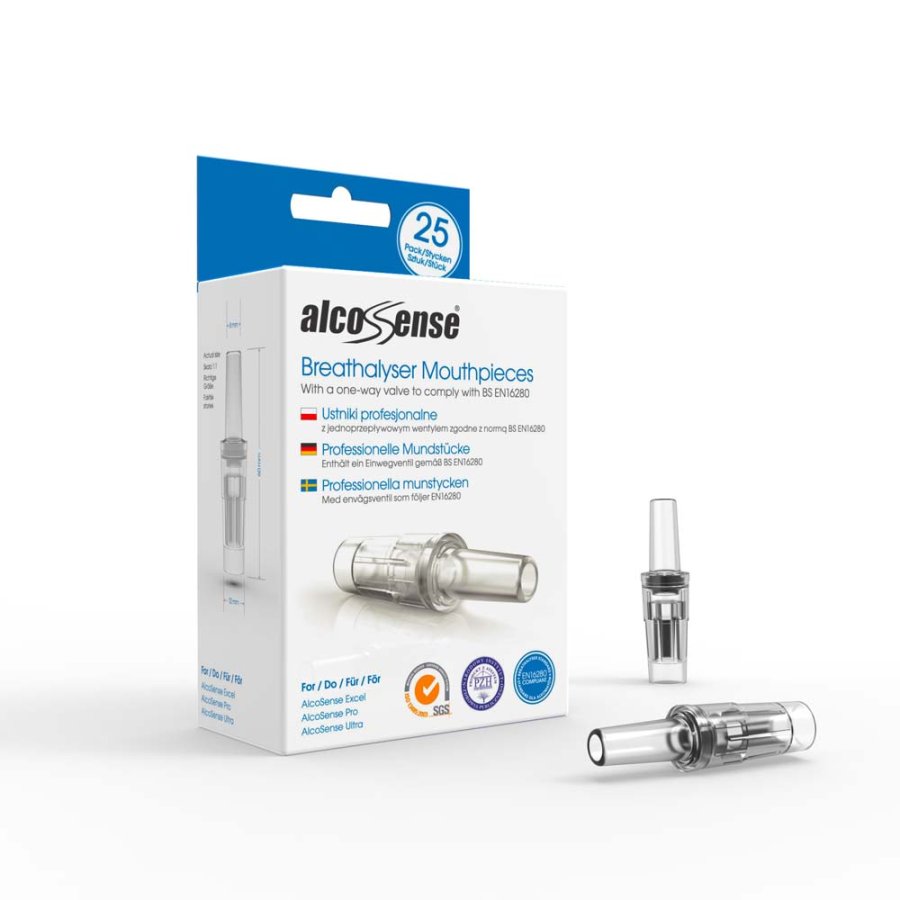 ALCOSENSE Mouthpieces Professional 25-Pack #1
