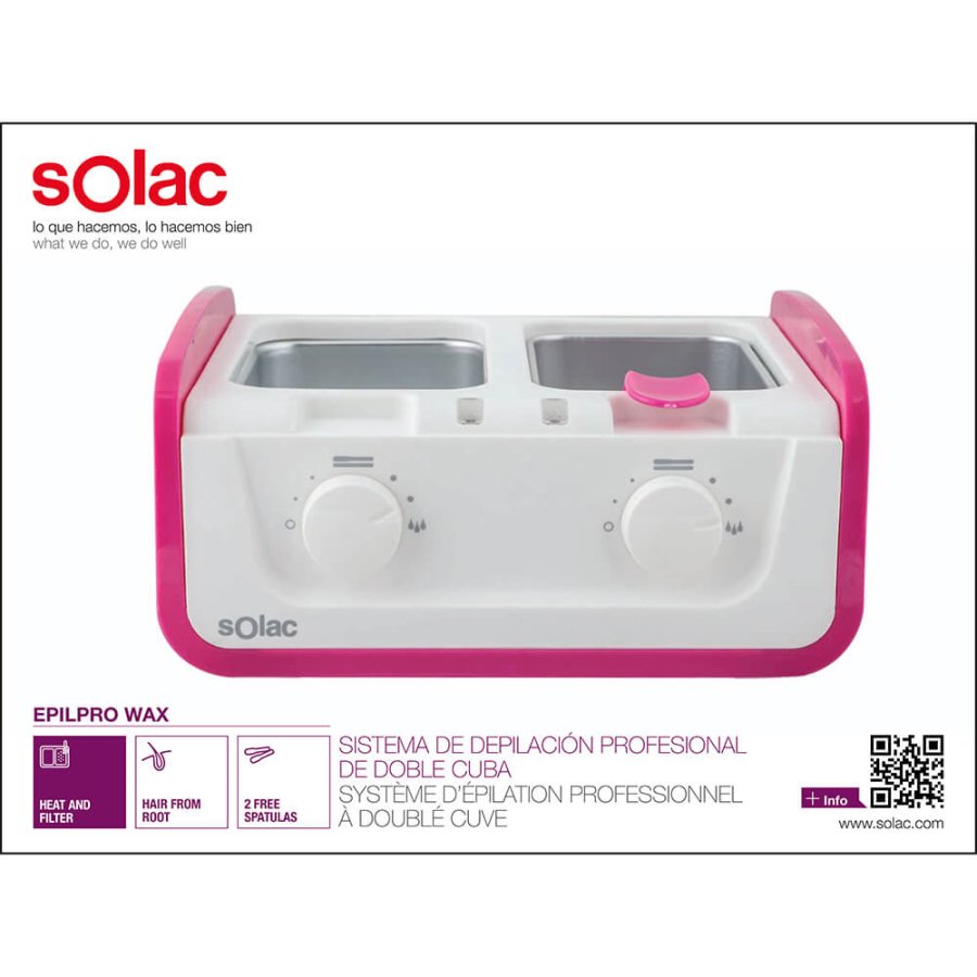 SOLAC Wax Heater Double Basket Epil Pro Wax #2