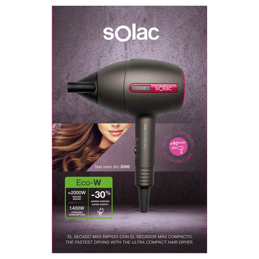 SOLAC Hair Dryer Fast Ionic Dry 2000 #2