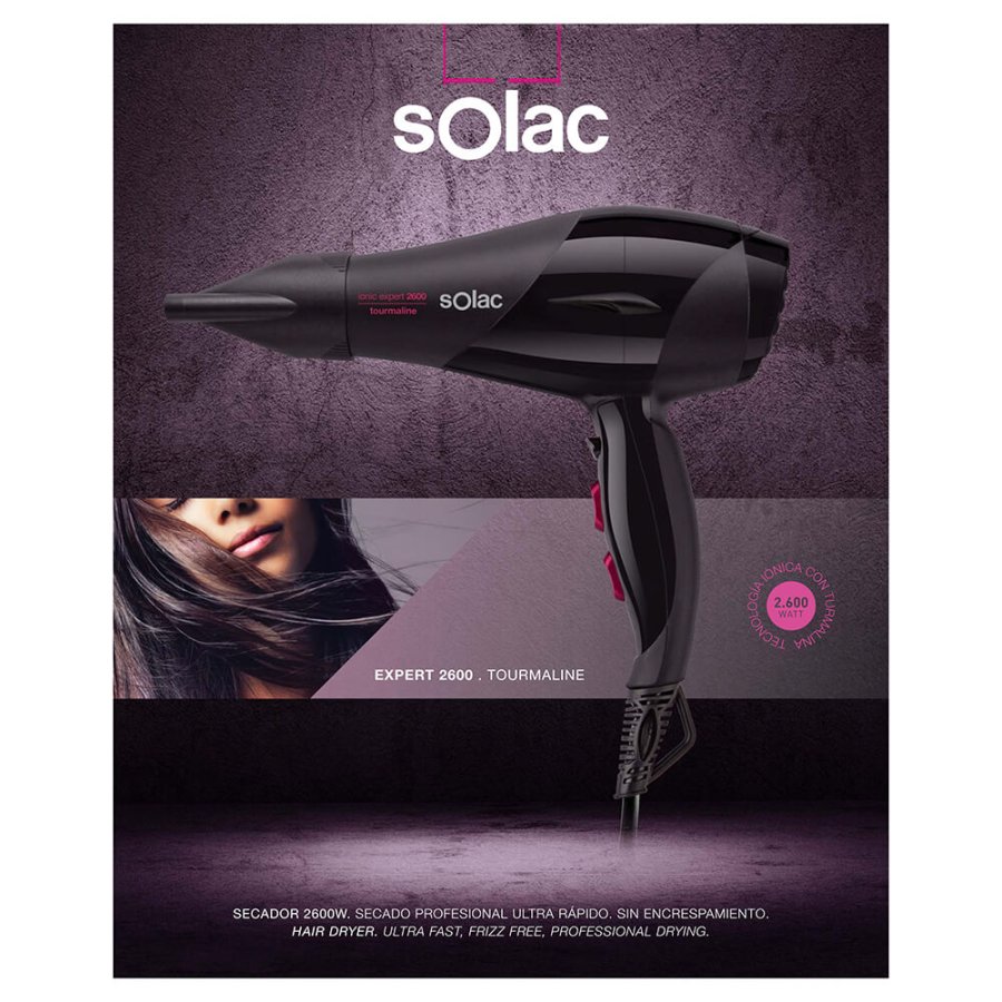 SOLAC Hair Dryer Expert 2600 Tourmaline #2