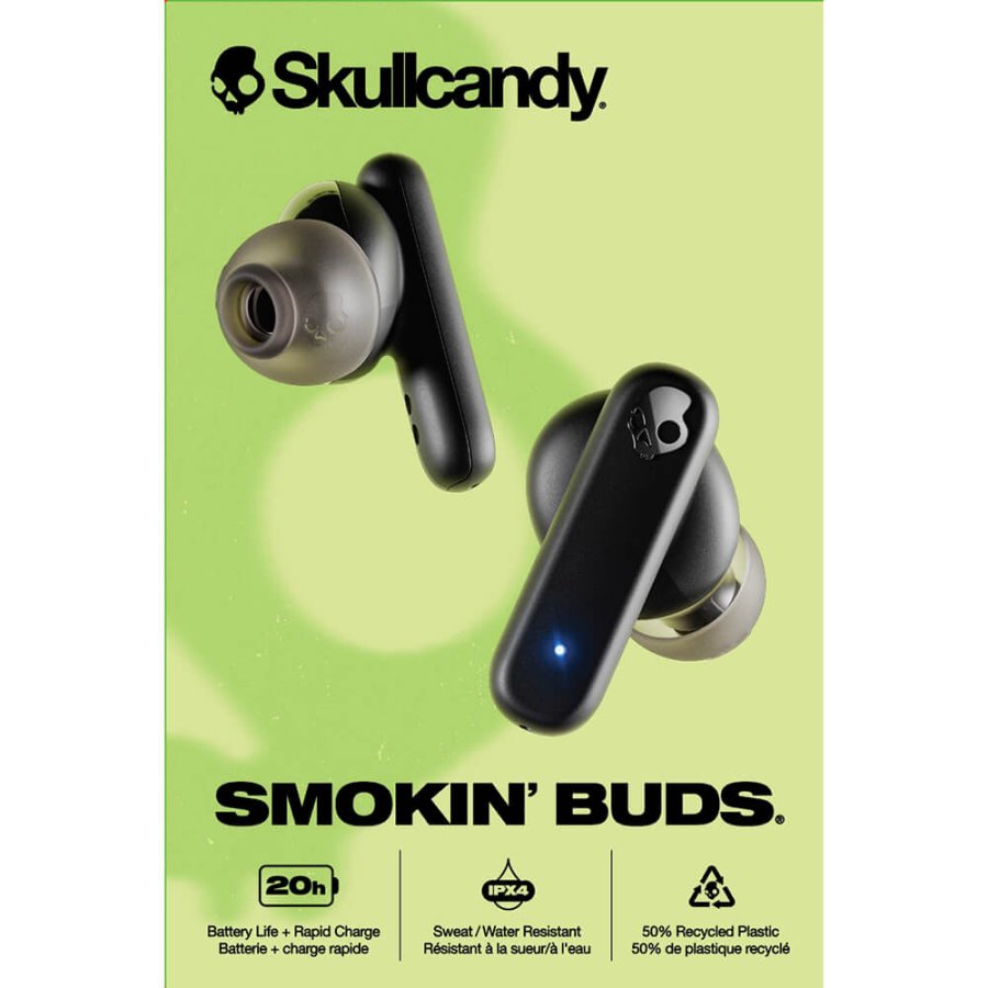 SKULLCANDY Headphone Smokin Buds True WirelessIn-Ear Black #2