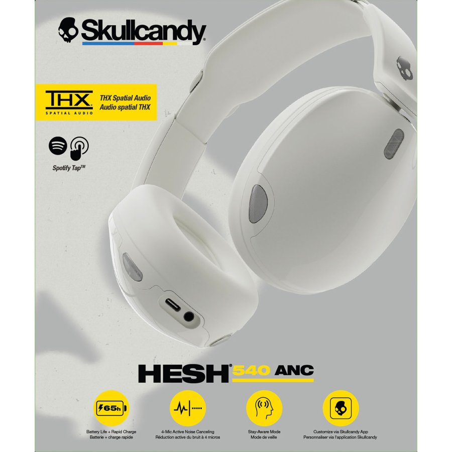 SKULLCANDY Headphone HESH 540 Over-Ear ANC Bone White #2