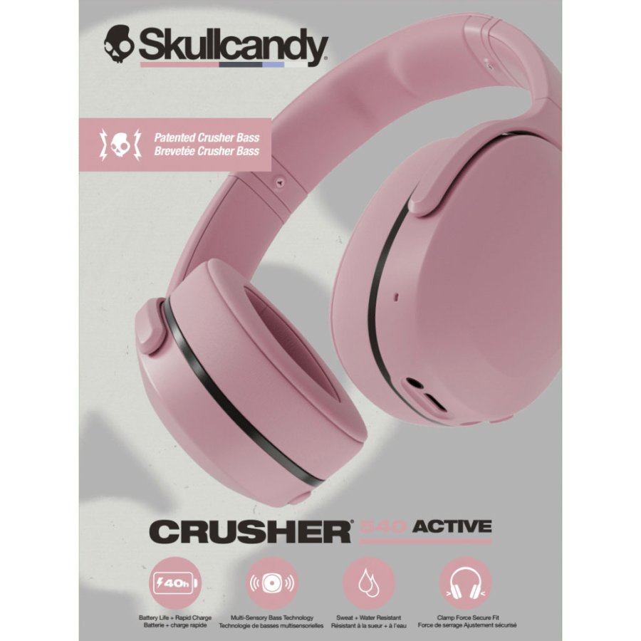 SKULLCANDY Headphone CRUSHER 540 Active Over-Ear Soft Pink #2