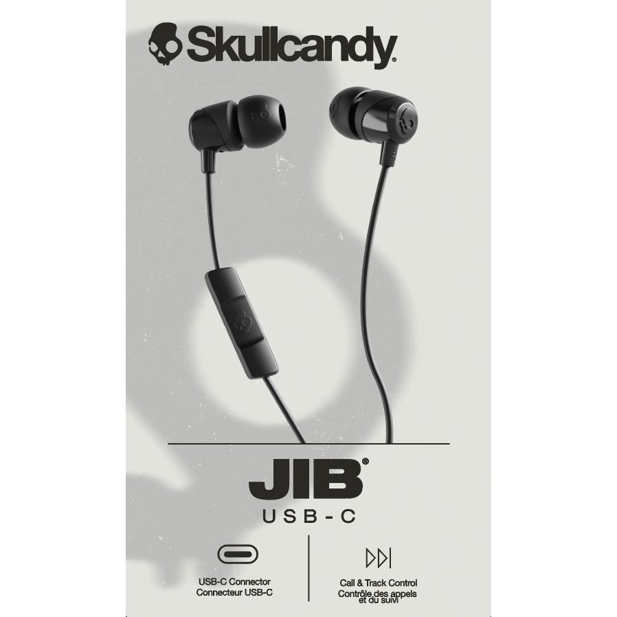 SKULLCANDY Headphone JIB USB-C Wired In-Ear True Black #2