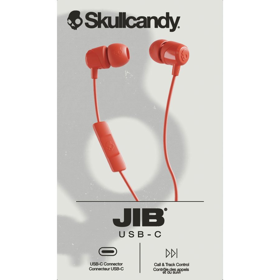 SKULLCANDY Headphone JIB USB-C Wired In-Ear Red Plasma #2