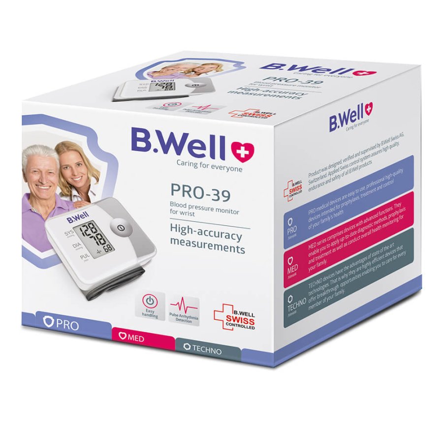 B.WELL Blodtryksmler Pro-39 Hndled, 1 Memory #2