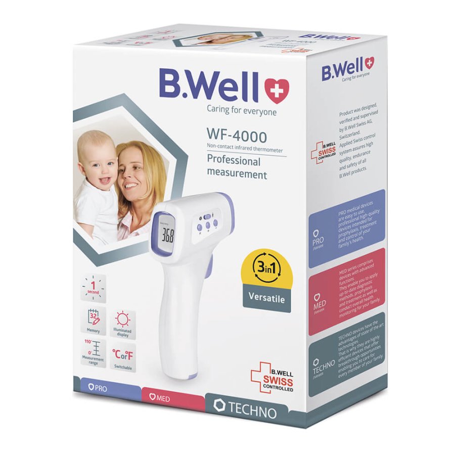 B.WELL Febertermometer WF-4000 IR Non-Contact #2