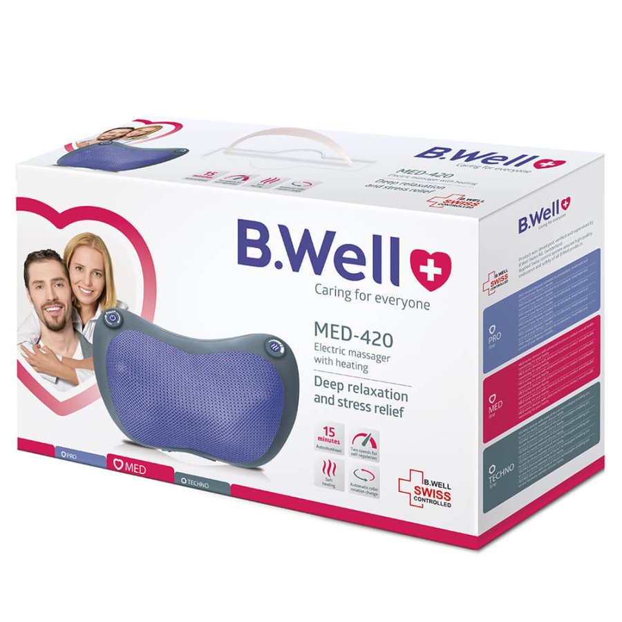 B.WELL Electric Massager Cushion Grey #2