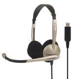 KOSS Multimedia Headset CS 100 Guld Sort Mic #1