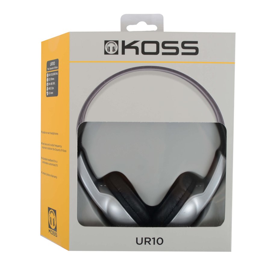 KOSS Hovedtelefon On-Ear UR10 Slv #2