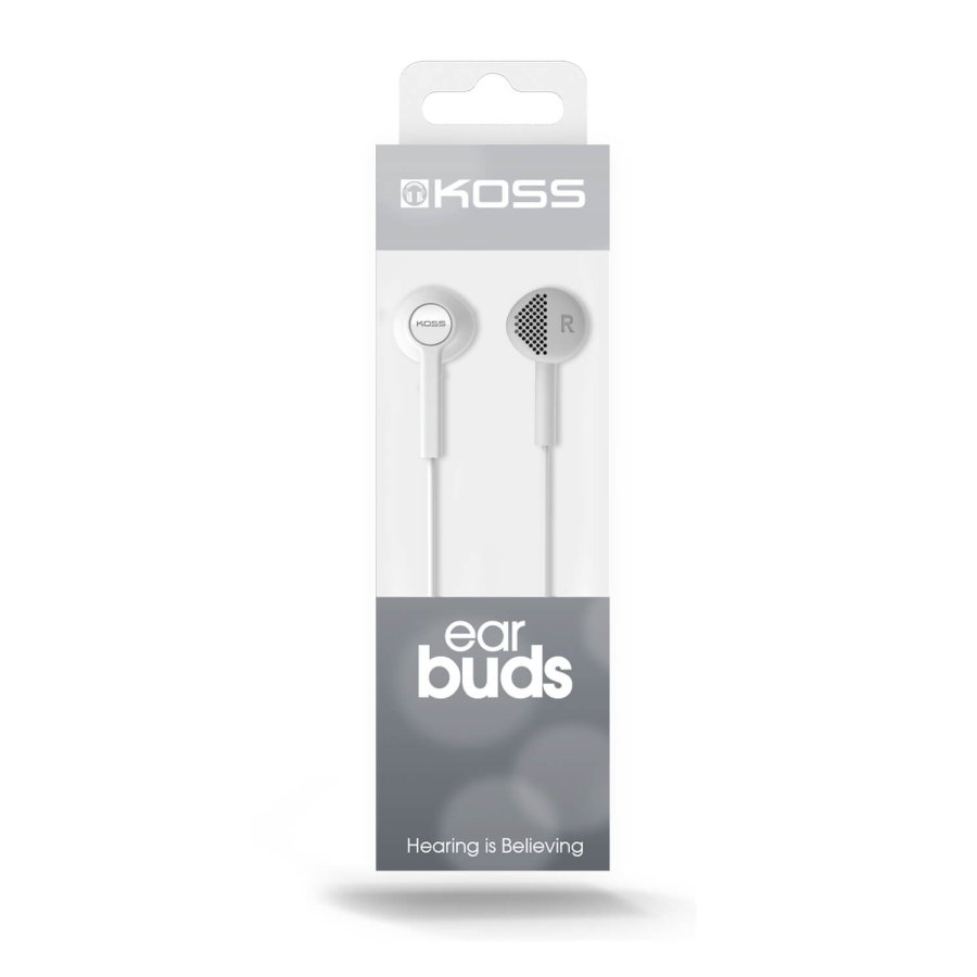 KOSS Hovedtelefon In-Ear KE5W Stealth Hvid #2