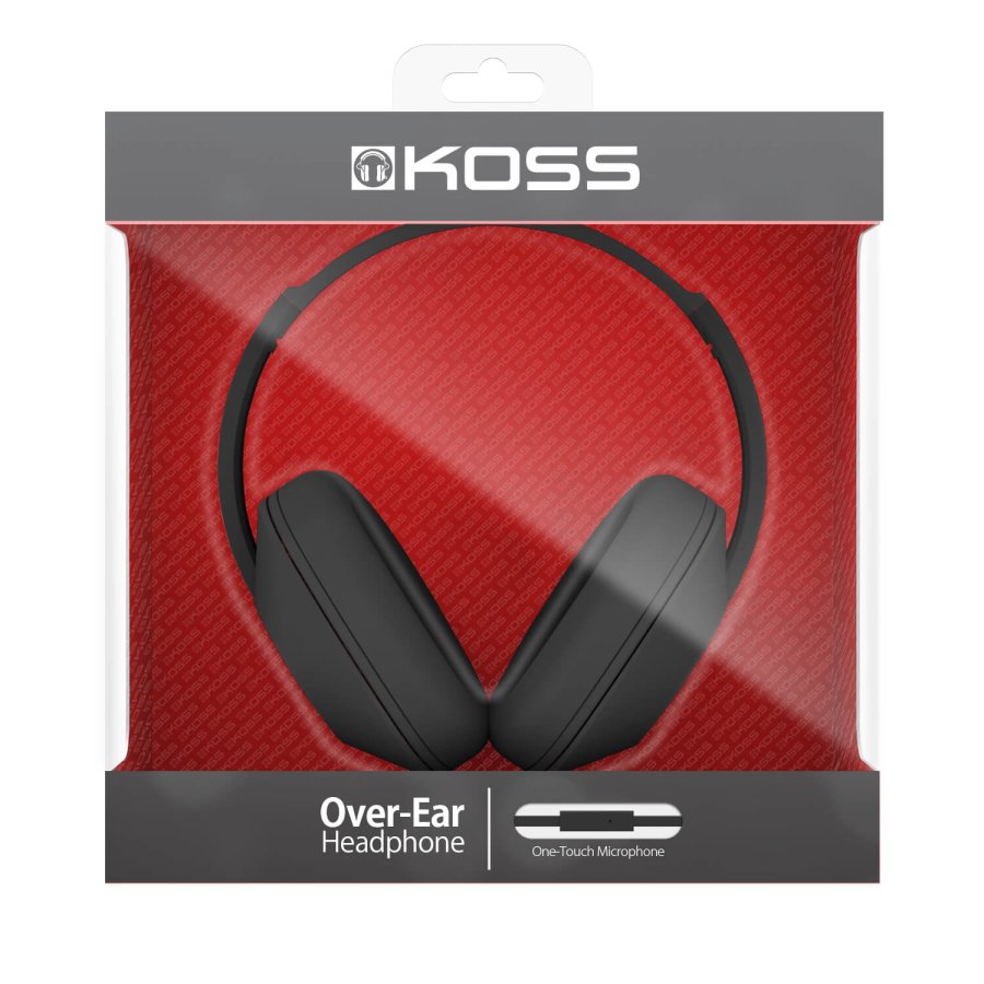 KOSS Hovedtelefon Over-Ear UR23iK Sort Mic #2