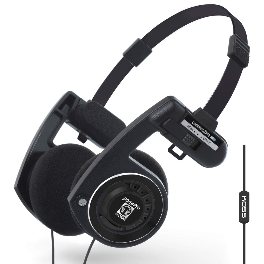 KOSS Hovedtelefon Porta Pro 3.0 On-Ear Remote Dark Master Mic #1