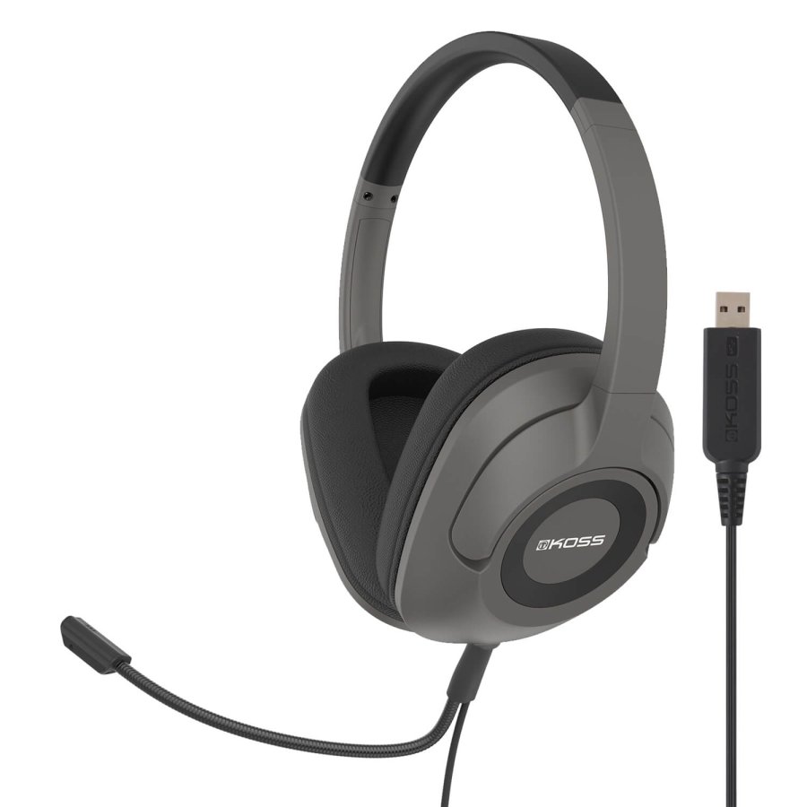 KOSS Multimedia Headset Over-Ear SB42 USB Mic Remote #1