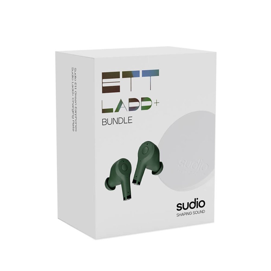 SUDIO Headphone ETT + Qi Charger True Wireless Bundle In-Ear Green #2